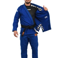 Kimono In The Guard Xadrez Azul - imagem 10