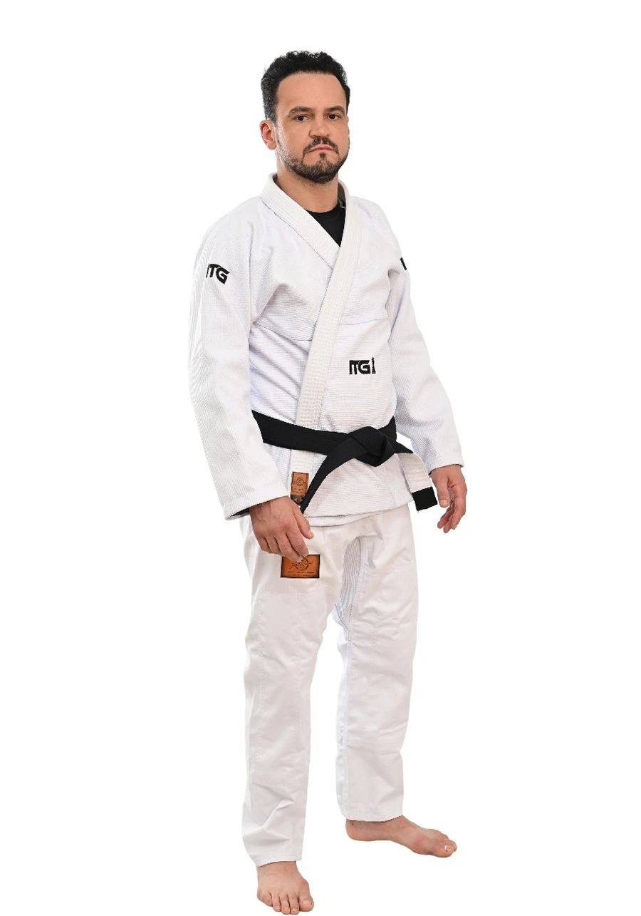 Kimono In The Guard Xadrez Branco