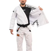 Kimono In The Guard Xadrez Branco - imagem 1