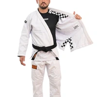 Kimono In The Guard Xadrez Branco - imagem 1