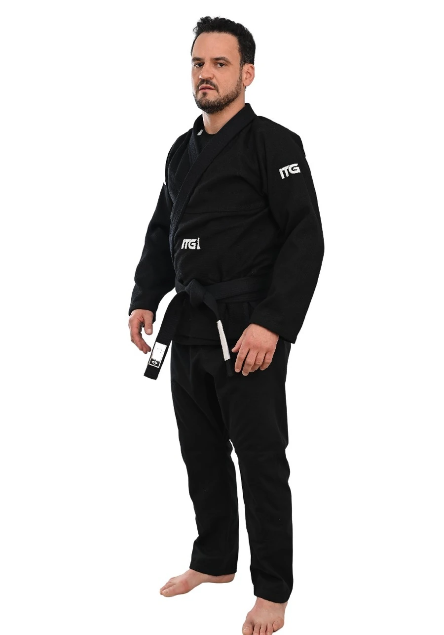 Kimono In The Guard Xadrez Preto