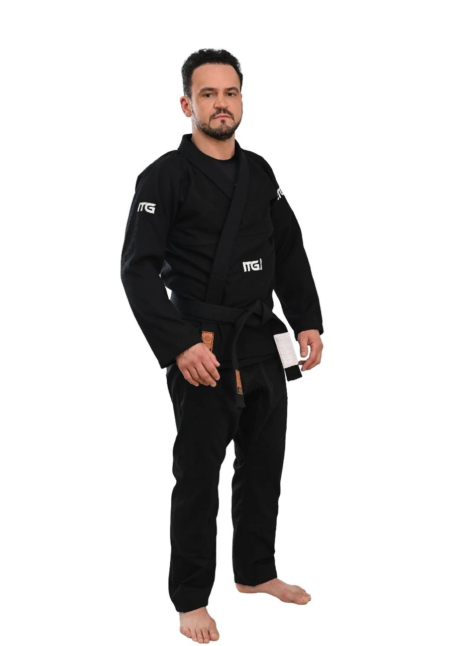 Kimono In The Guard Xadrez Preto
