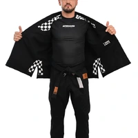 Kimono In The Guard Xadrez Preto - imagem 3