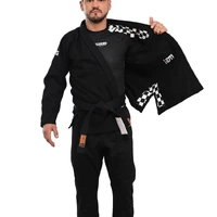 Kimono In The Guard Xadrez Preto - imagem 1