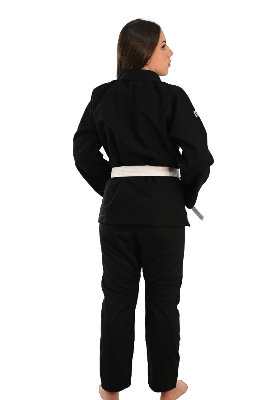 Kimono In The Guard Feminino Xadrez Preto