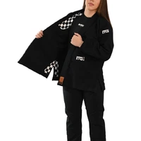 Kimono In The Guard Feminino Xadrez Preto - imagem 1