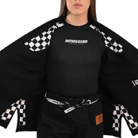Kimono In The Guard Feminino Xadrez Preto - imagem 3