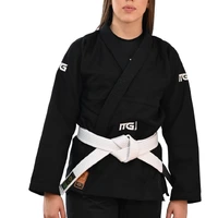 Kimono In The Guard Feminino Xadrez Preto - imagem 2