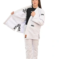 Kimono In The Guard Feminino Xadrez Branco - imagem 9