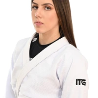 Kimono In The Guard Feminino Xadrez Branco - imagem 2
