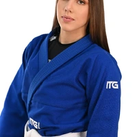 Kimono In The Guard Feminino Xadrez Azul - imagem 8