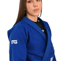 Kimono In The Guard Feminino Xadrez Azul - imagem 7