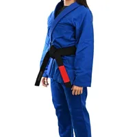 Kimono In The Guard Feminino Classic Liso Azul - imagem 4