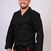 Kimono In The Guard Masculino LISO CLASSIC PRETO - imagem 3