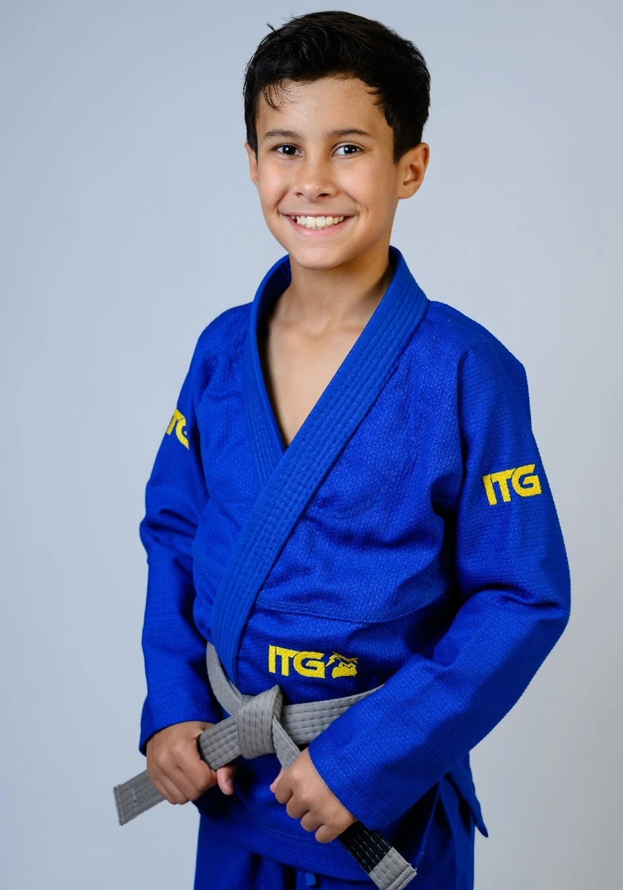 Kimono Infantil In The Guard New 2025 Azul