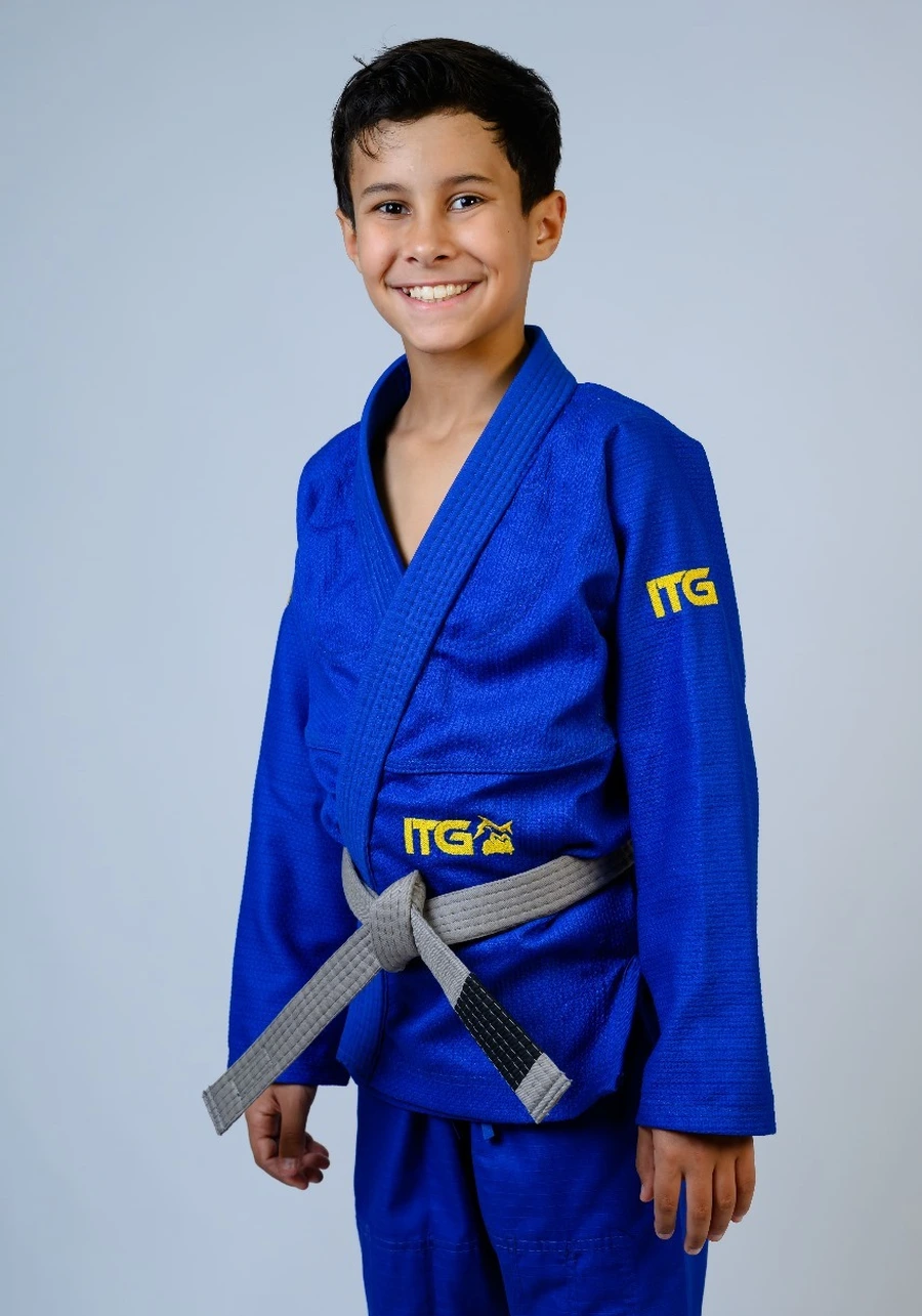 Kimono Infantil In The Guard New 2025 Azul