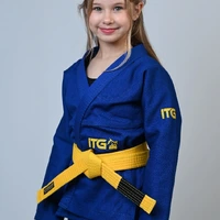 Kimono Infantil Feminino In The Guard New 2025 Azul - imagem 5