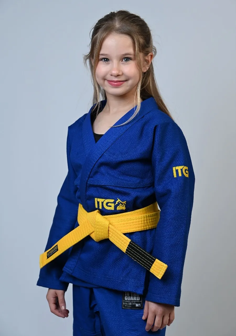 Kimono Infantil Feminino In The Guard New 2025 Azul