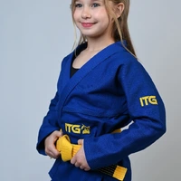 Kimono Infantil Feminino In The Guard New 2025 Azul - imagem 4