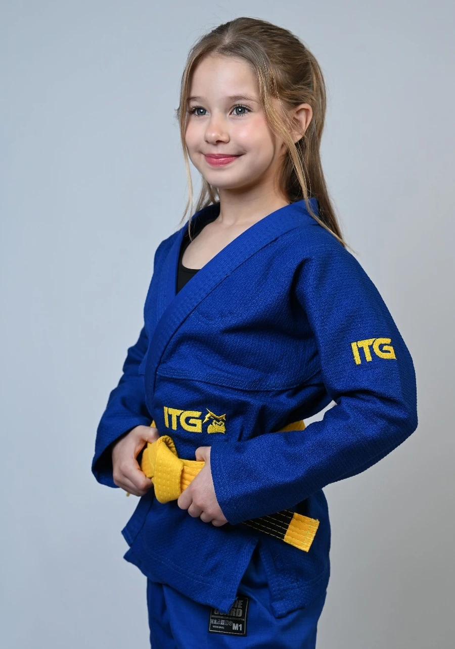 Kimono Infantil Feminino In The Guard New 2025 Azul