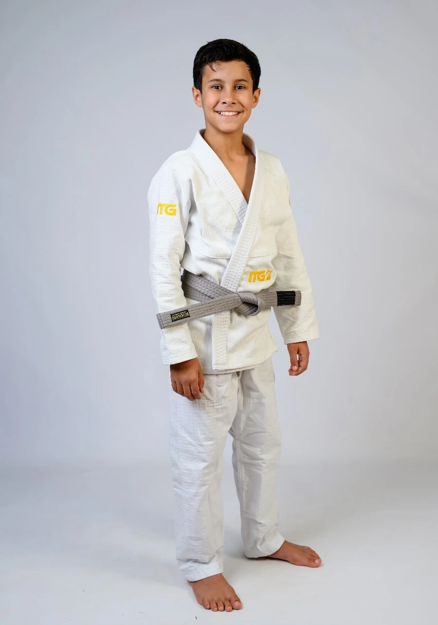 Kimono Infantil In The Guard New 2025 Branco