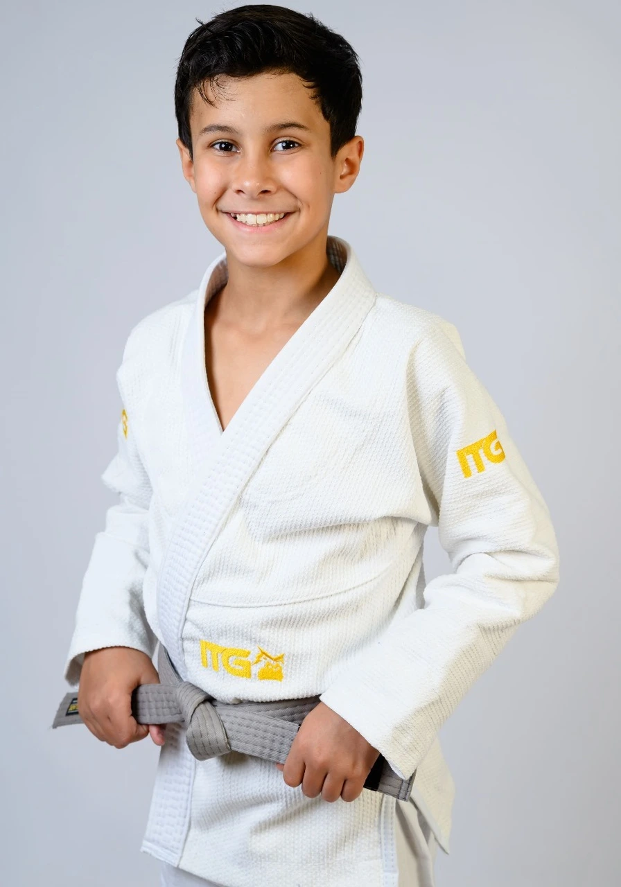 Kimono Infantil In The Guard New 2025 Branco