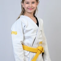 Kimono Infantil Feminino In The Guard New 2025 Branco - imagem 8