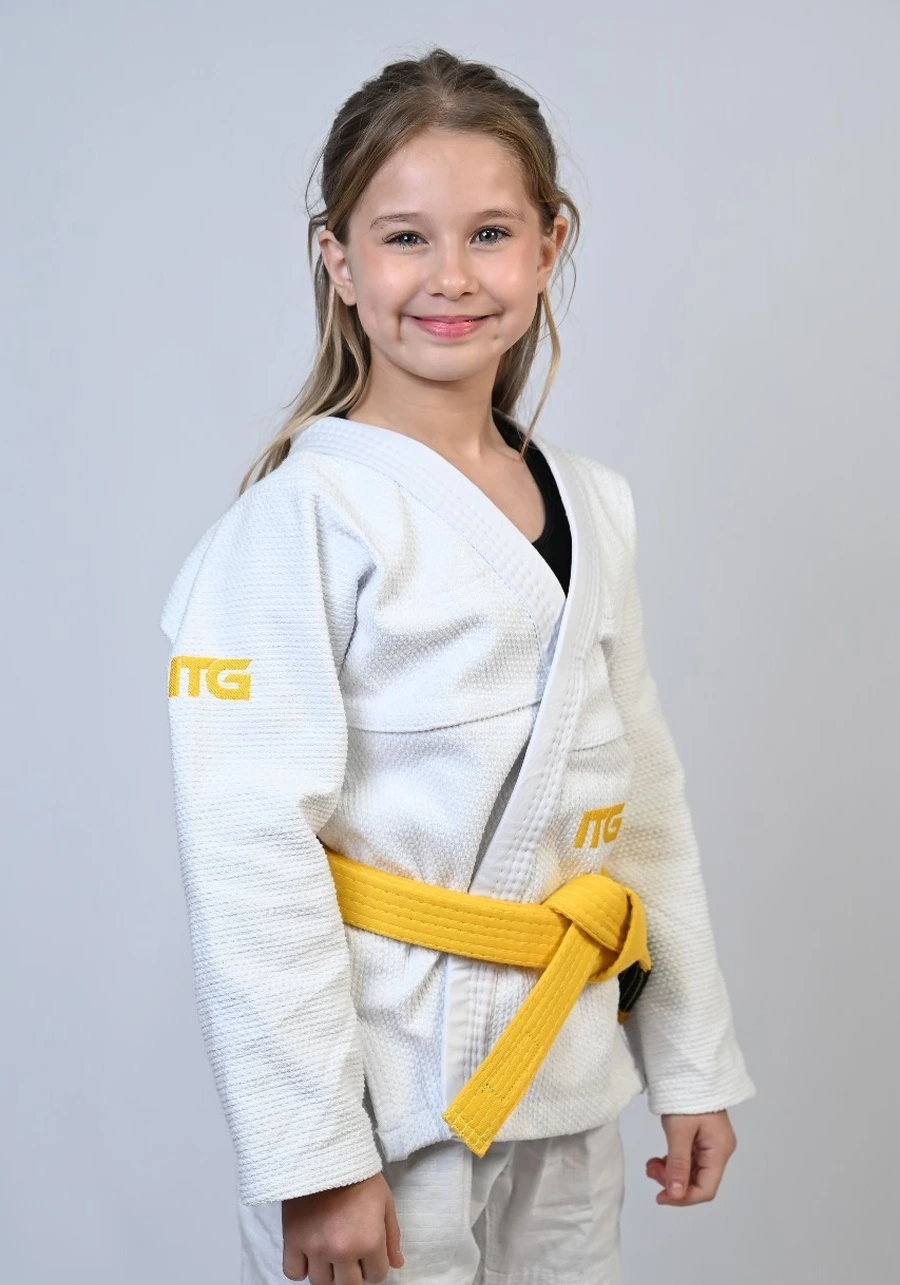 Kimono Infantil Feminino In The Guard New 2025 Branco