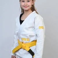 Kimono Infantil Feminino In The Guard New 2025 Branco - imagem 6