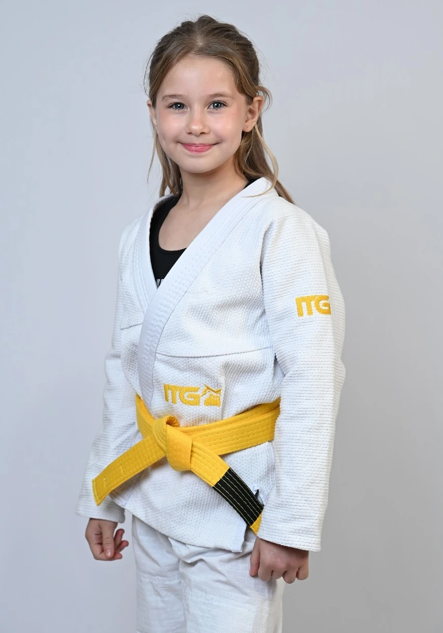 Kimono Infantil Feminino In The Guard New 2025 Branco