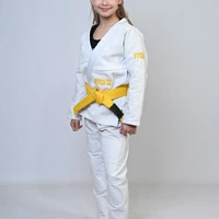 Kimono Infantil Feminino In The Guard New 2025 Branco - imagem 5
