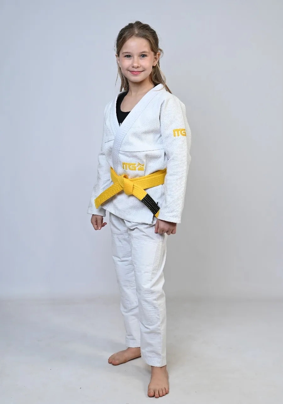 Kimono Infantil Feminino In The Guard New 2025 Branco