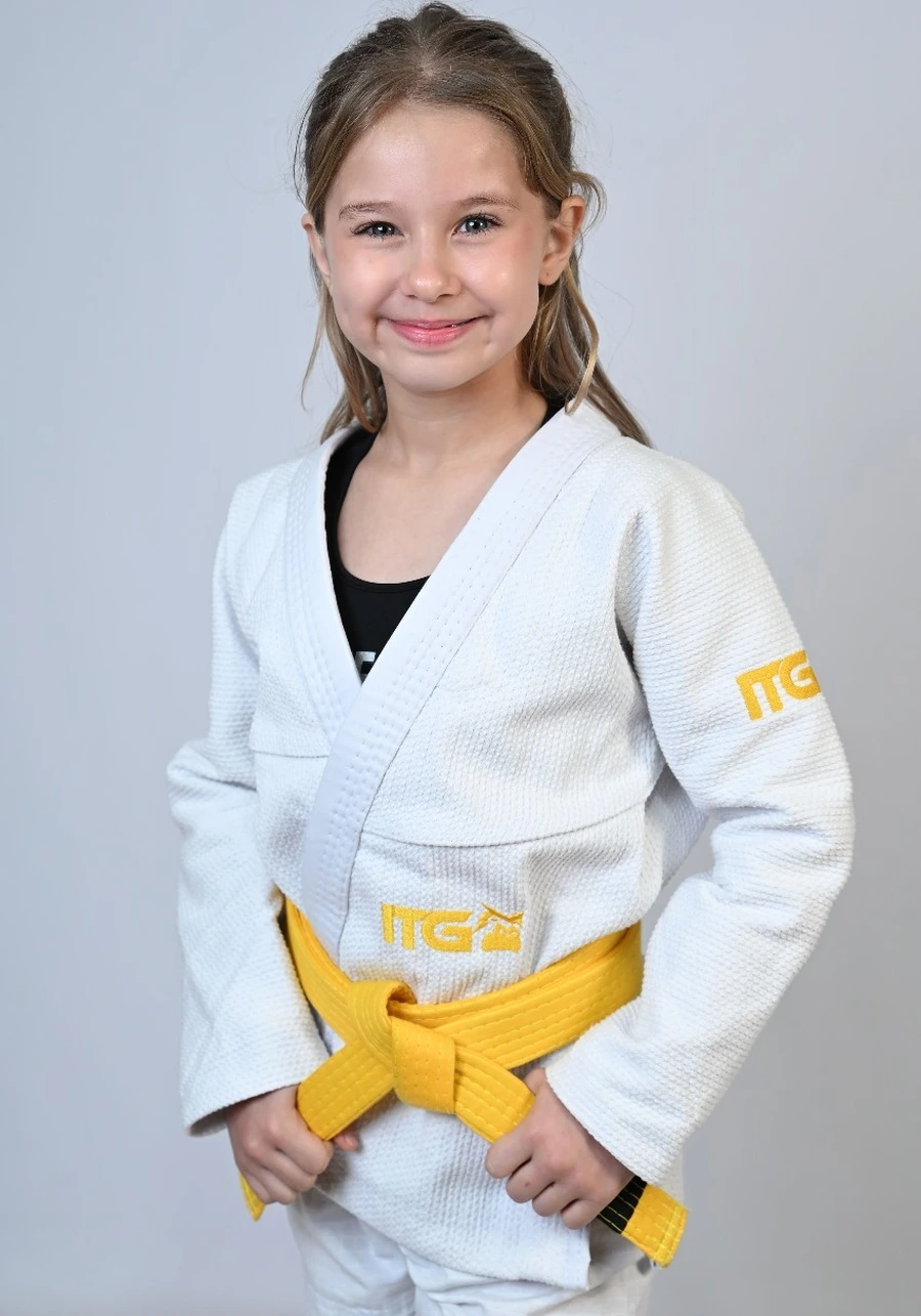 Kimono Infantil Feminino In The Guard New 2025 Branco