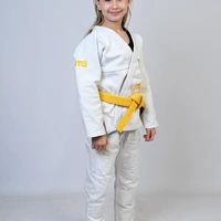 Kimono Infantil Feminino In The Guard New 2025 Branco - imagem 2