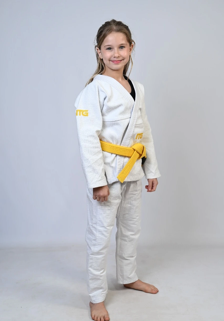 Kimono Infantil Feminino In The Guard New 2025 Branco