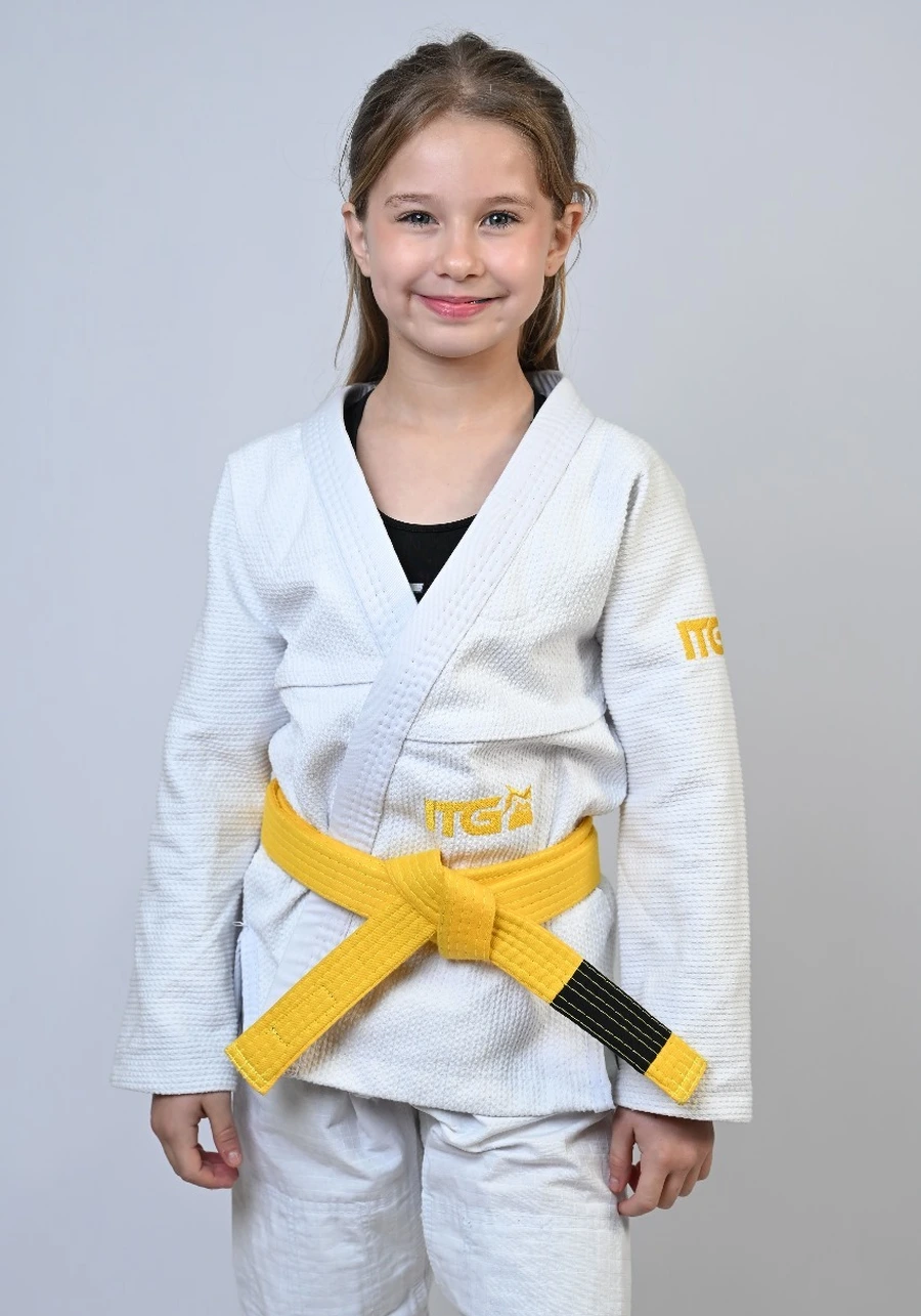 Kimono Infantil Feminino In The Guard New 2025 Branco