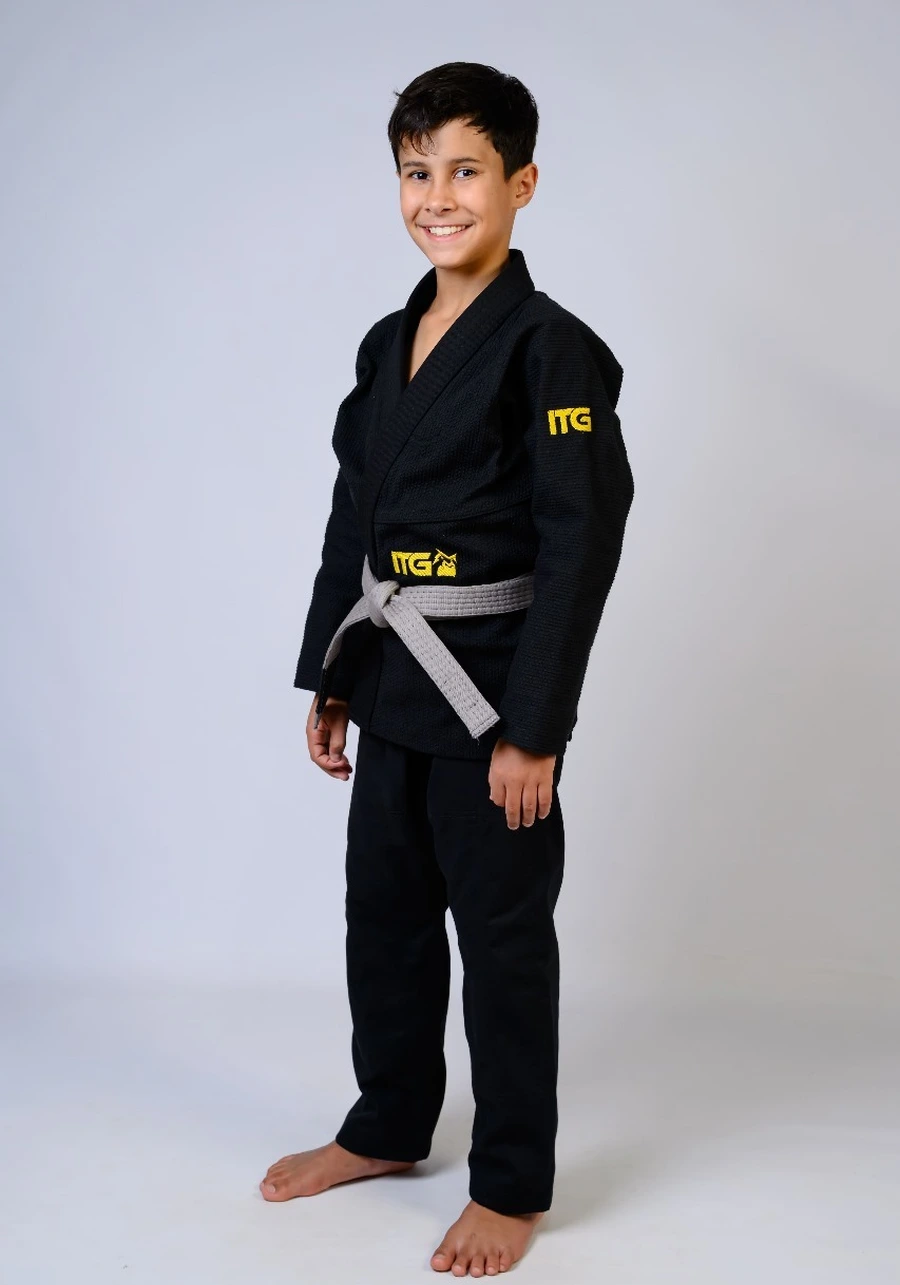 Kimono Infantil In The Guard New 2025 Preto