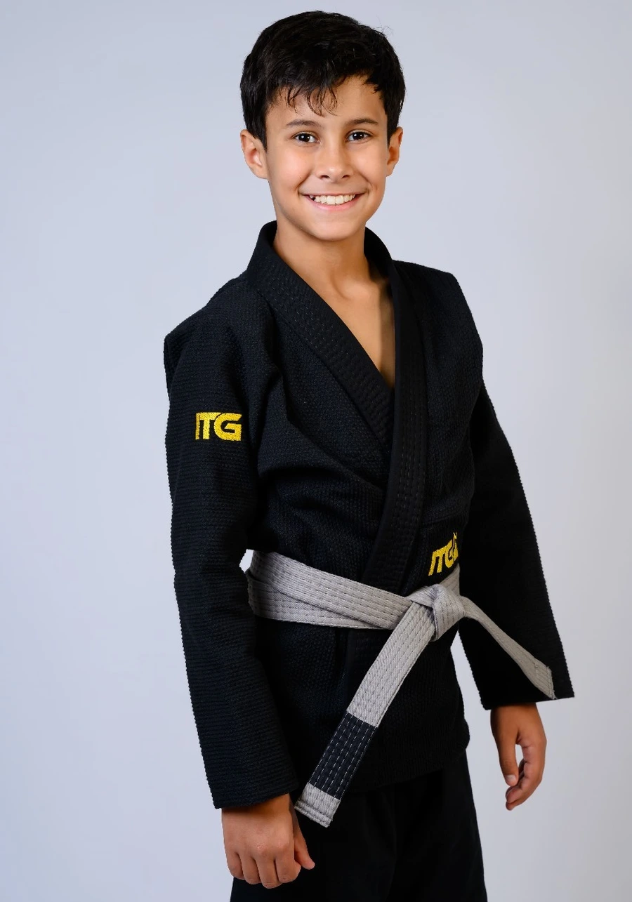 Kimono Infantil In The Guard New 2025 Preto
