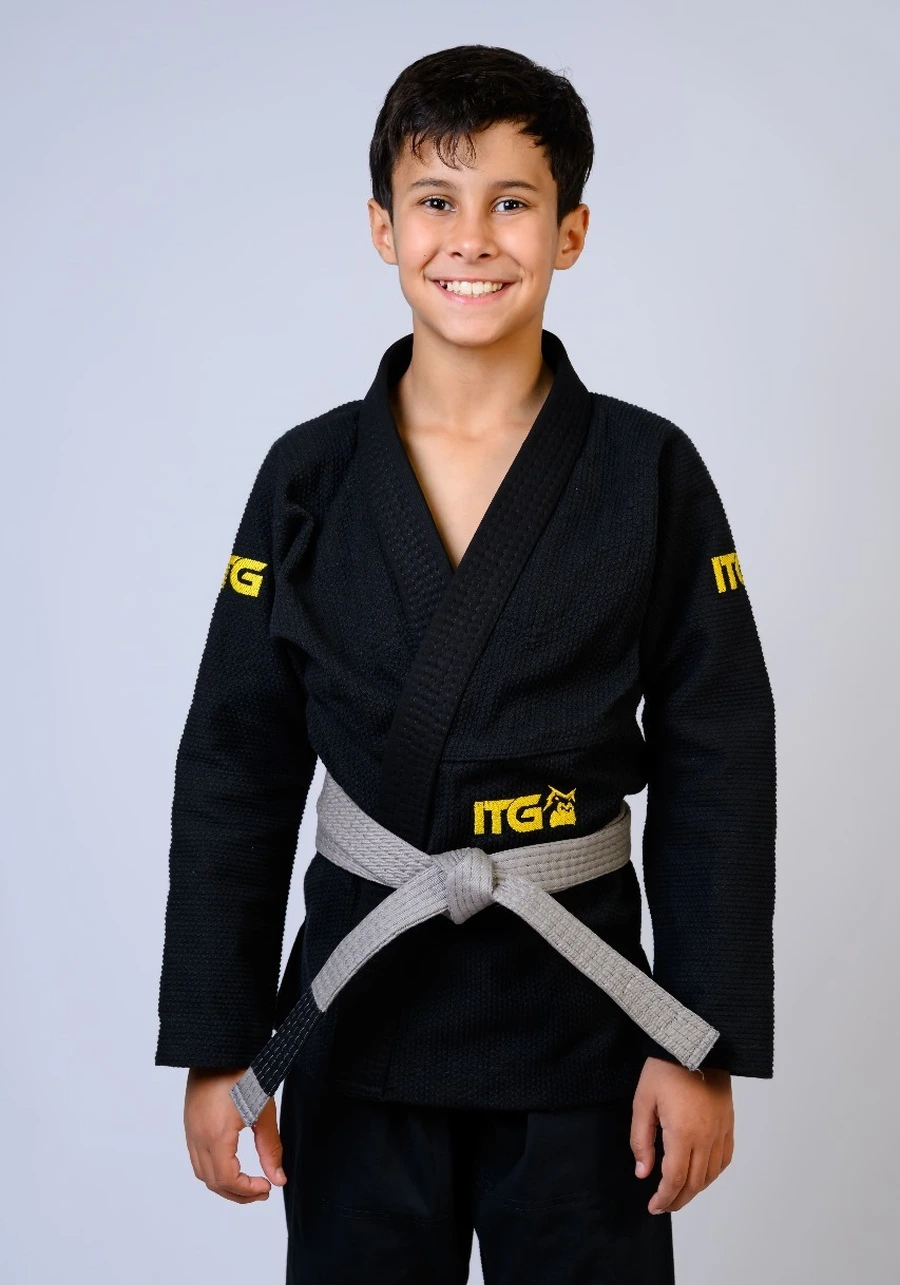 Kimono Infantil In The Guard New 2025 Preto