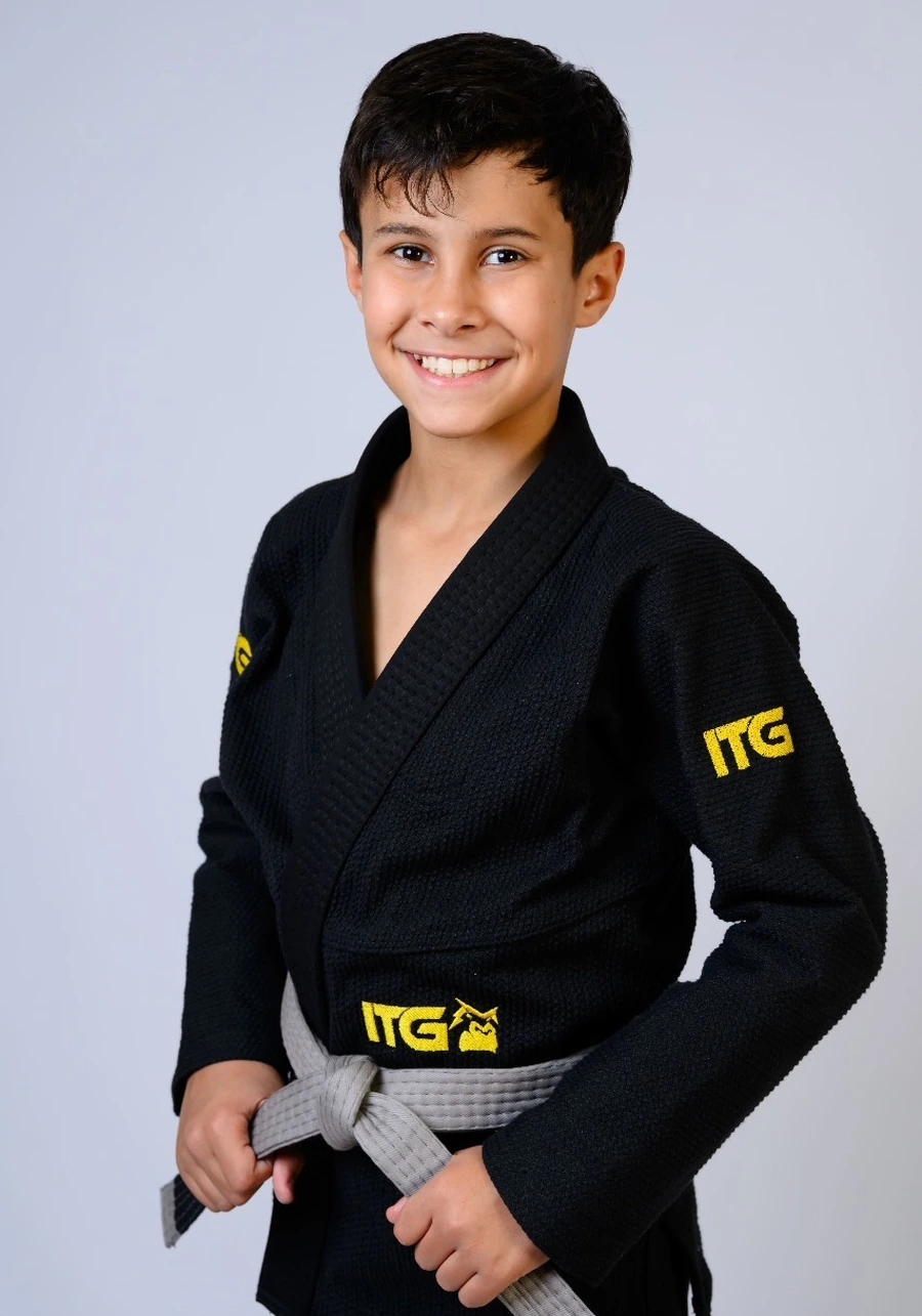 Kimono Infantil In The Guard New 2025 Preto