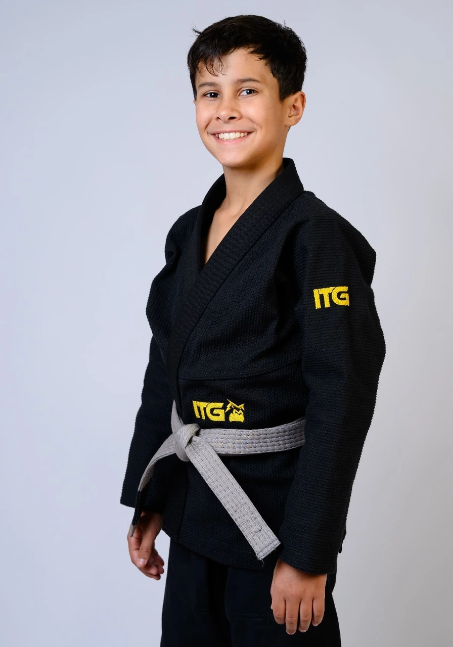 Kimono Infantil In The Guard New 2025 Preto