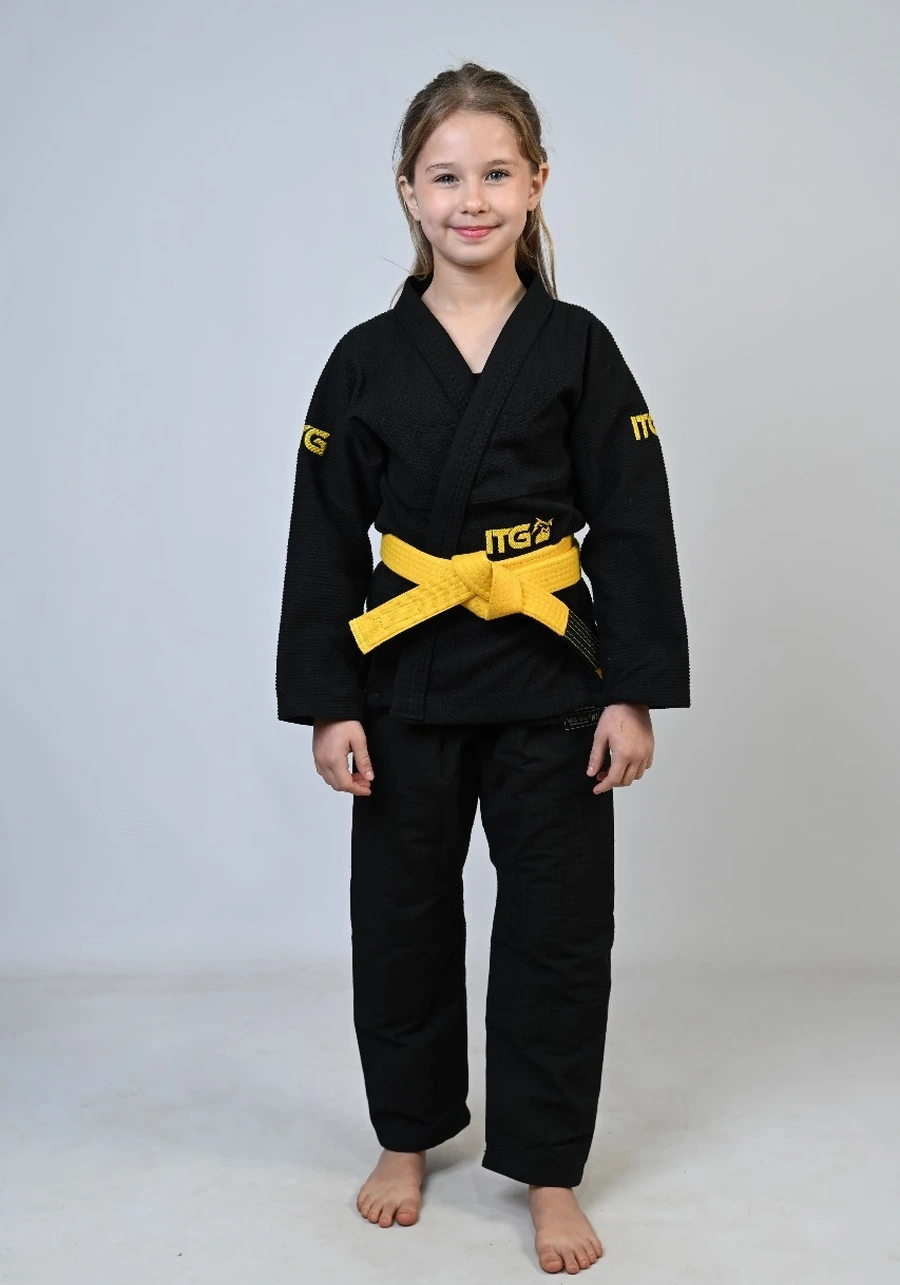 Kimono Infantil Feminino In The Guard New 2025 Preto