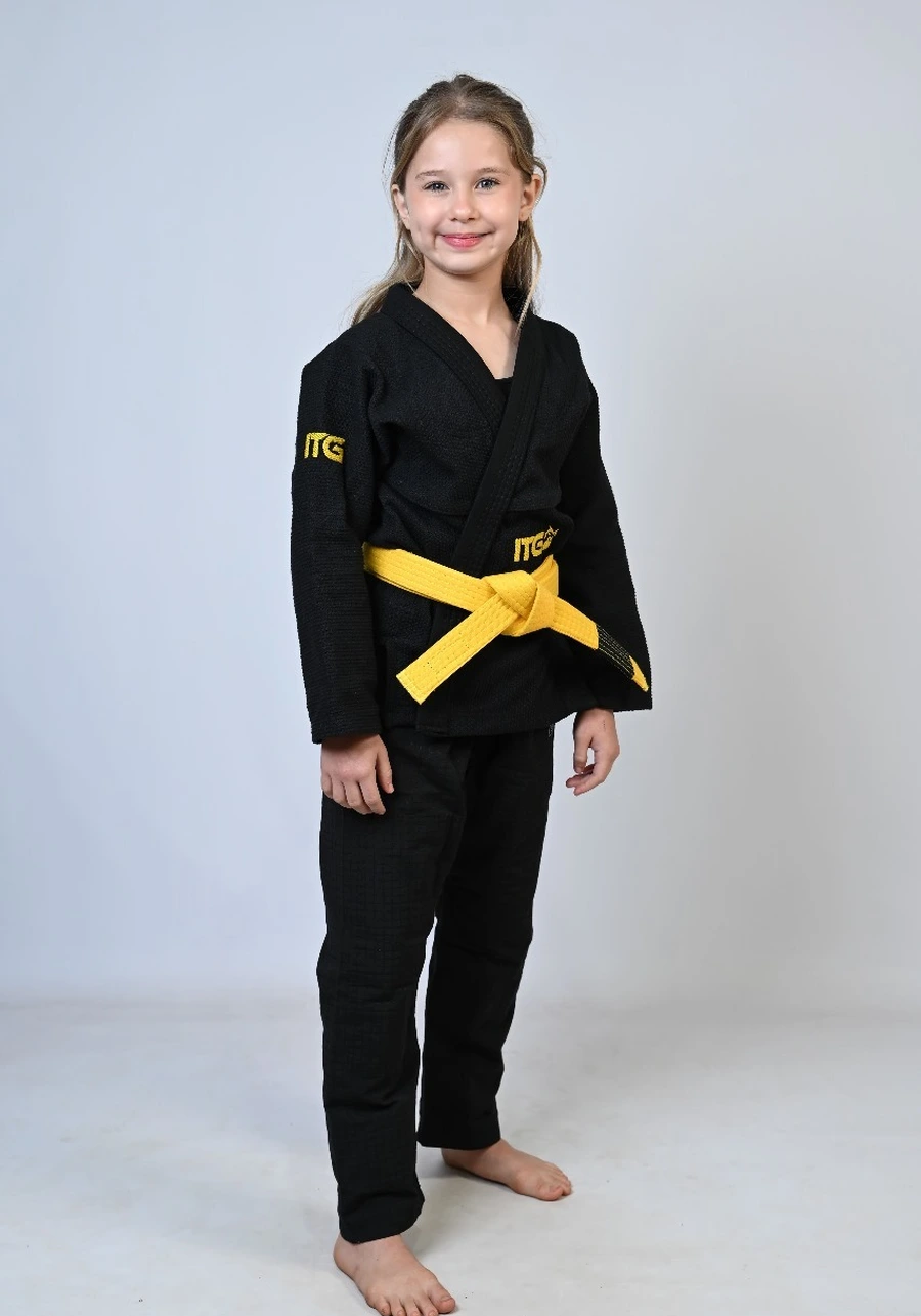 Kimono Infantil Feminino In The Guard New 2025 Preto