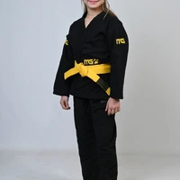 Kimono Infantil Feminino In The Guard New 2025 Preto - imagem 2