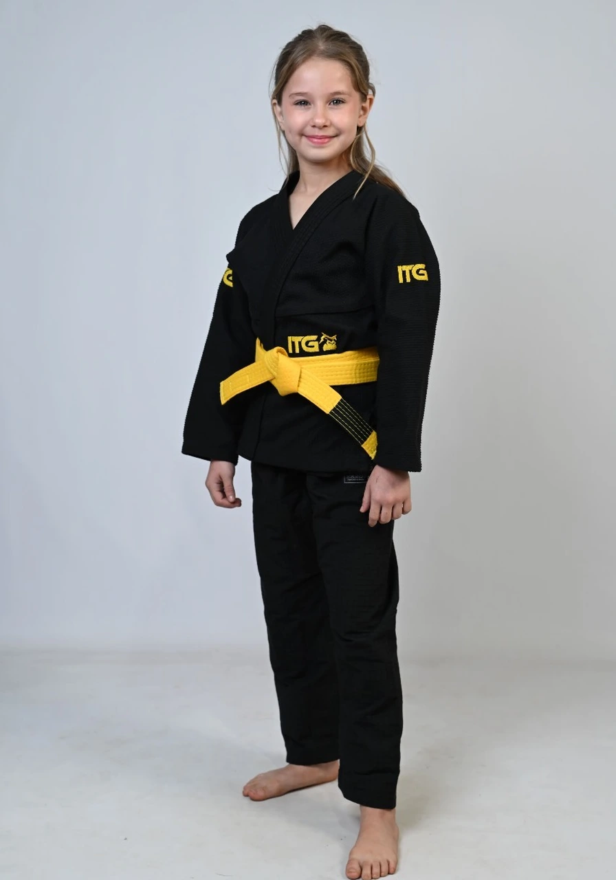 Kimono Infantil Feminino In The Guard New 2025 Preto