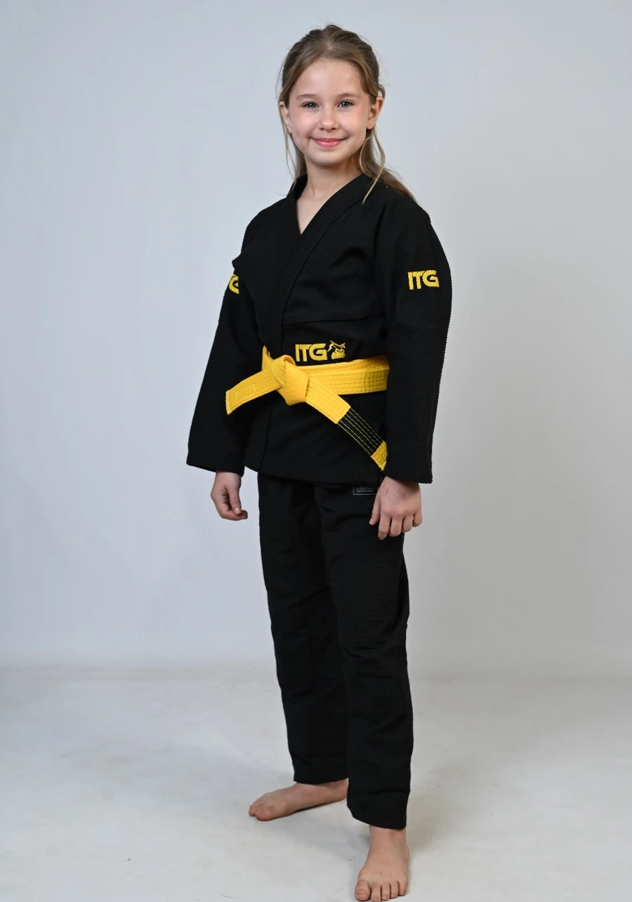 Kimono Infantil Feminino In The Guard New 2025 Preto