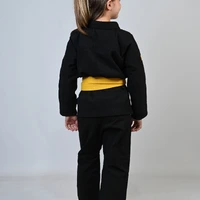 Kimono Infantil Feminino In The Guard New 2025 Preto - imagem 3