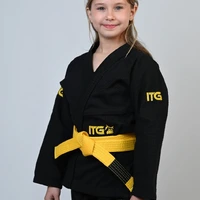 Kimono Infantil Feminino In The Guard New 2025 Preto - imagem 4