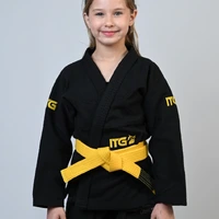 Kimono Infantil Feminino In The Guard New 2025 Preto - imagem 1