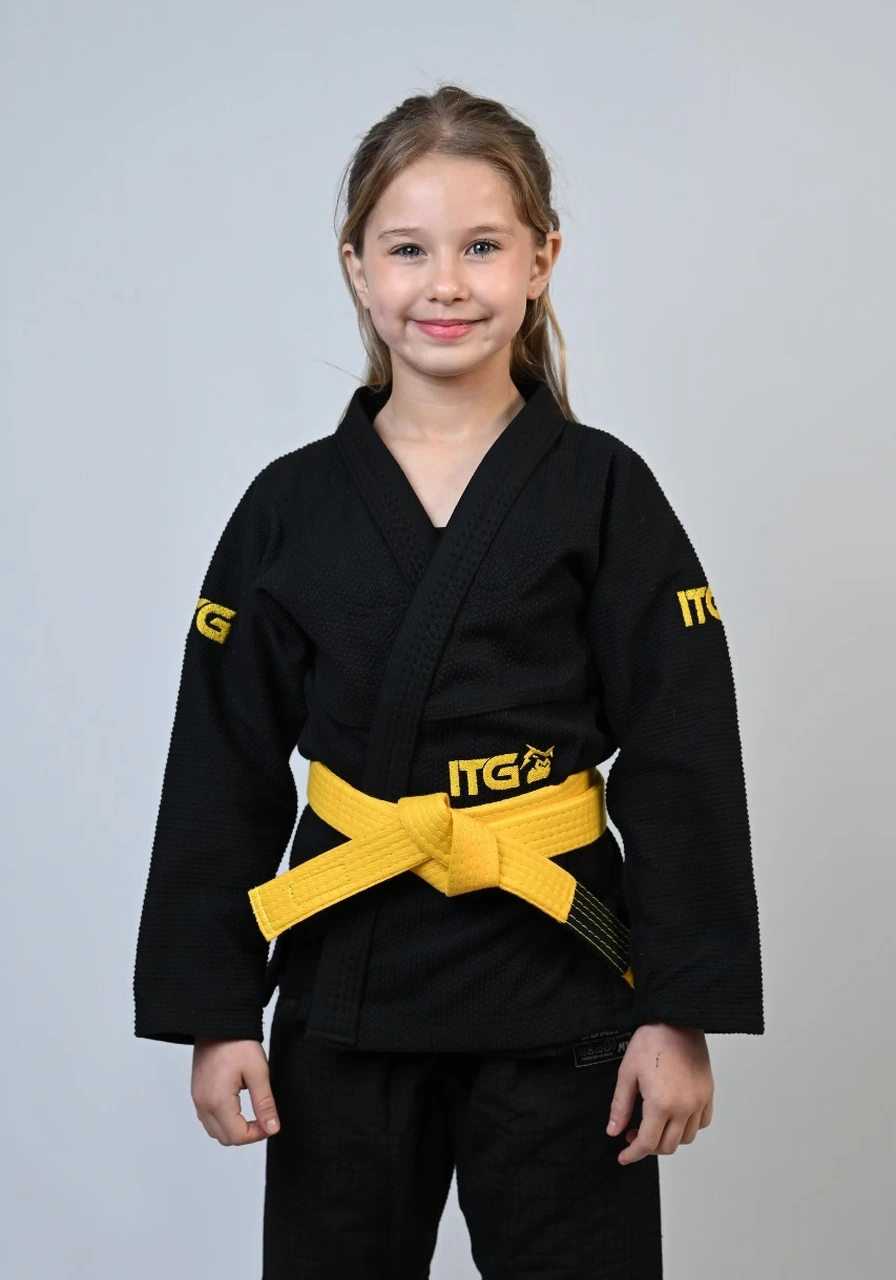Kimono Infantil Feminino In The Guard New 2025 Preto